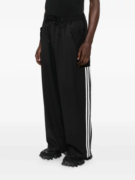 Pantaloni Y-3 cu dungi negru
