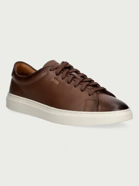BOSS Kieran sneakers pentru bărbați din piele negru