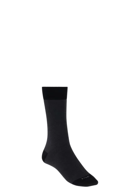 Boggi Milano Șosete gri negru