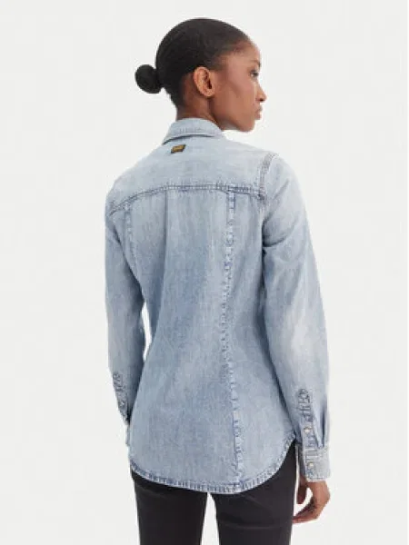 G-Star Raw džínsová košeľa modrá