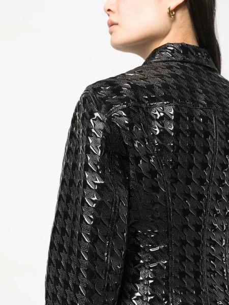 Geanta de piele Msgm negru