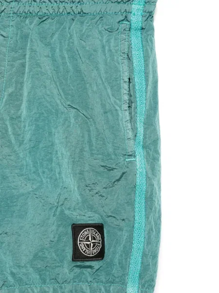 Kąpielówki dziecięce Stone Island zielone