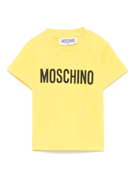 Koszulka dziecięca Moschino żółta
