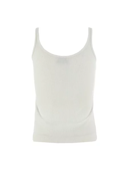 Podkoszulka Off-white ze stretchu w paski biała