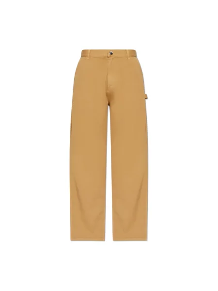 Spodnie cargo Moncler brązowe