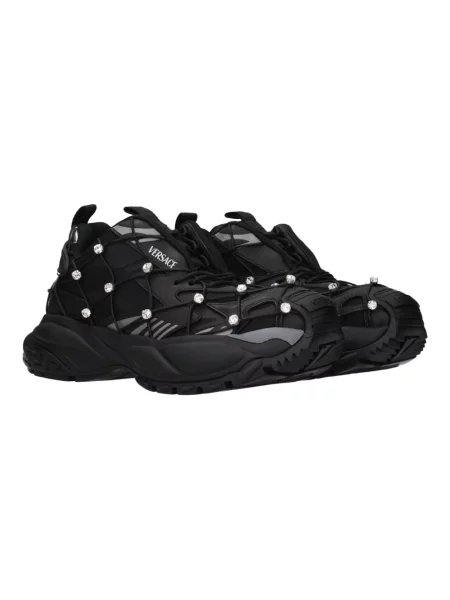 Sneakersy Versace skórzane chunky czarne