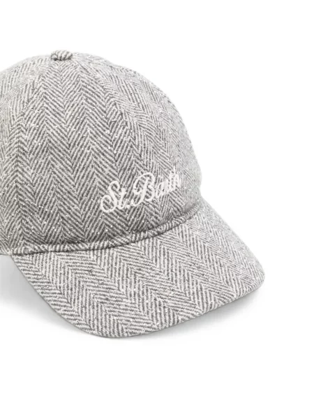 Șapcă Mc2 Saint Barth cu model herringbone gri