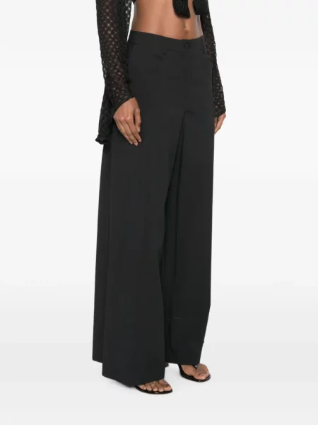 Cu centură pantaloni palazzo Moutaki negru