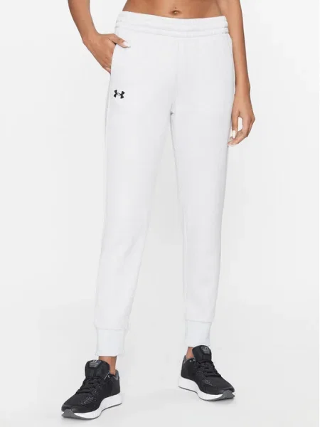 Fleecová fleecová mikina Under Armour sivá