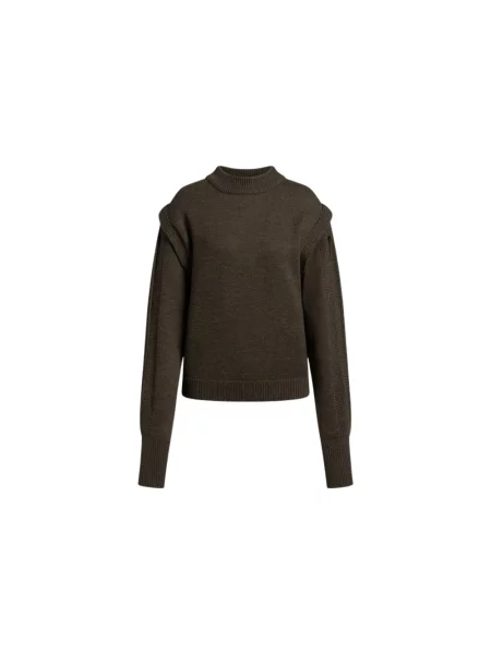 Sweter Alberta Ferretti wełniany zielony
