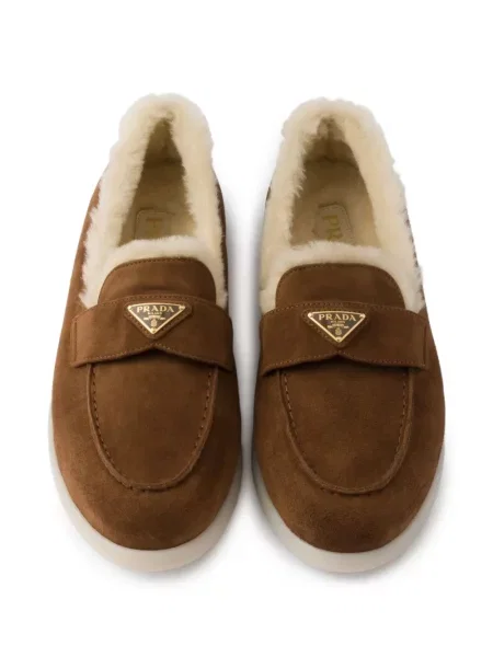 Pantofi loafer Prada maro