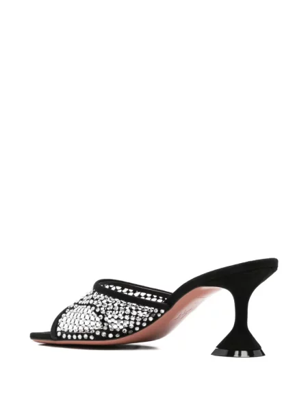 Papuci tip mules Amina Muaddi negru