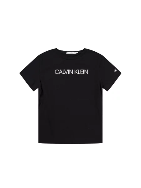 Calvin Klein Jeans T-Shirt Institutional SS Regular Fit λευκό