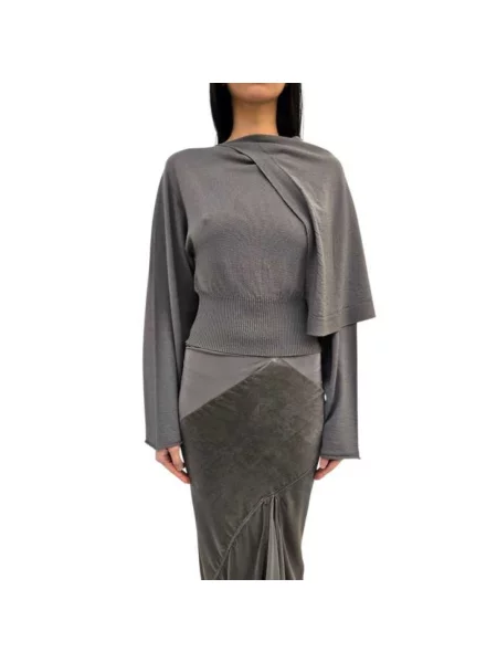 Sweter Rick Owens wełniany szary