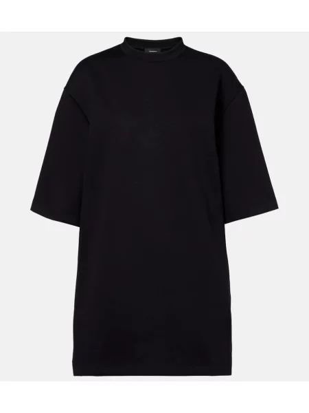 Rochie tip cămașă Wardrobe.nyc de costum negru