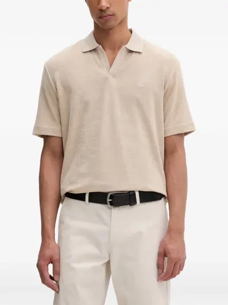 Tricou polo Marc O'polo din material terry cu autograf