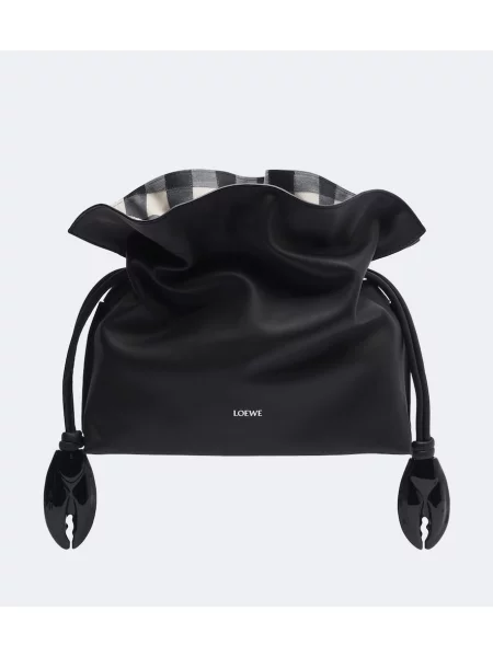 Geantă plic Loewe din piele negru
