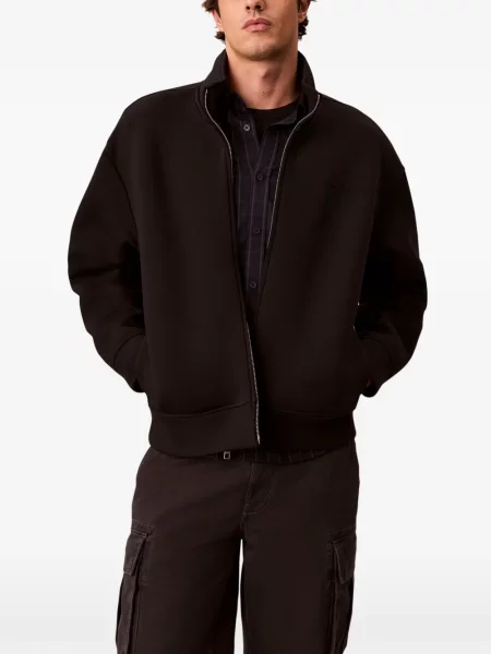 Geacă Calvin Klein cu autograf negru