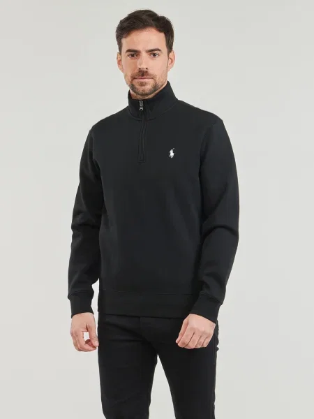 Pletená mikina na zips Polo Ralph Lauren čierna