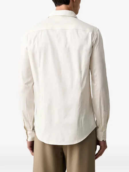 Lung cămașă Armani Exchange cu broderie