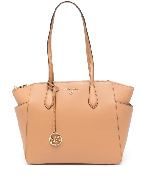 Geanta de piele Michael Michael Kors din piele maro
