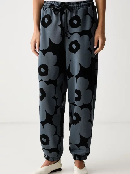 Marimekko pantaloni de trening pentru femei din negru