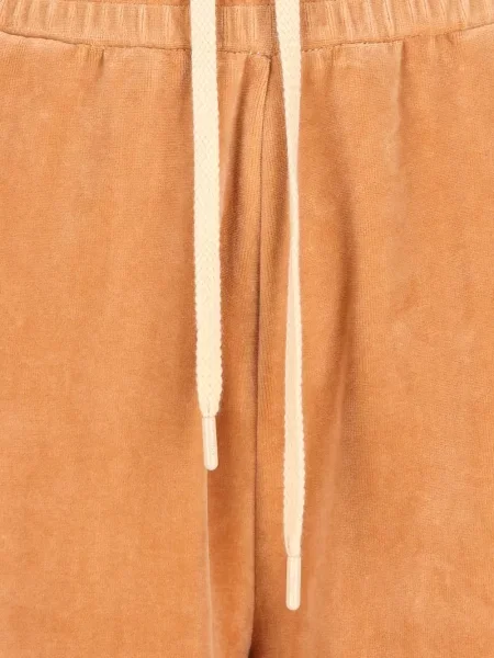 Pantaloni Chloé din material terry cu cordon