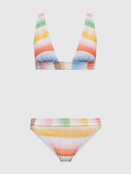 Купальник у візерунок Missoni білий