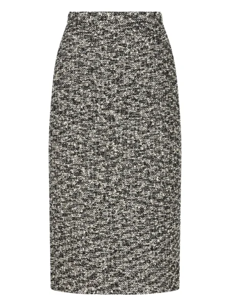 Fustă midi Gucci până la genunchi negru