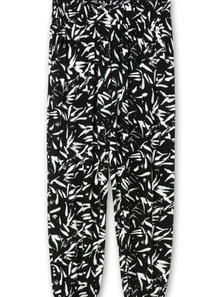 SHEEGO Pantaloni negru alb