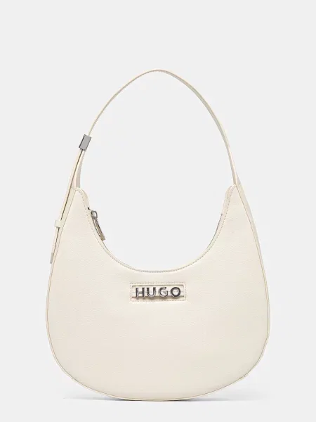 HUGO torebka beżowy