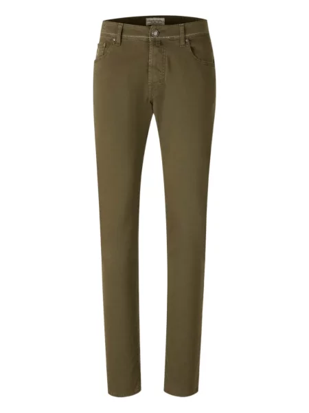 Дънки Jacob Cohën бродирани зелено