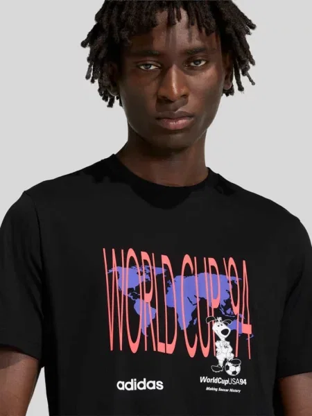 T-shirt o kroju regular fit z czystej bawełny Adidas Originals czarna
