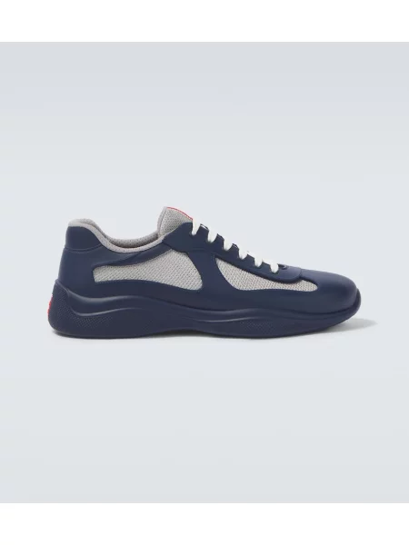 Sneakerși Prada albastru