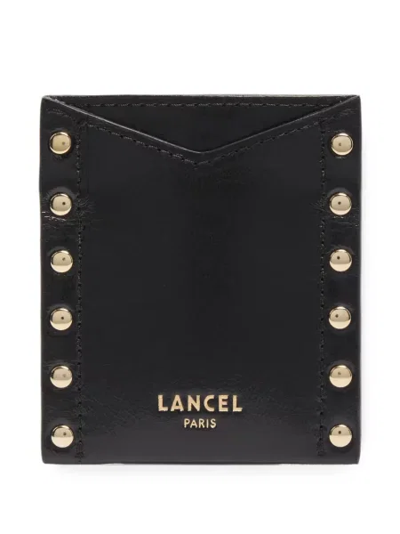 Portofel Lancel din piele cu tepi negru