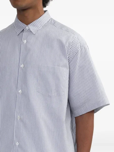 Раирана риза Comme Des Garçons Homme на райета синьо