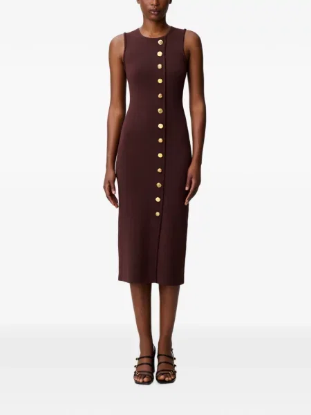 Rochie Claudie Pierlot tricotate maro