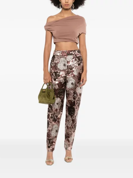Pantaloni Elie Saab cu model floral