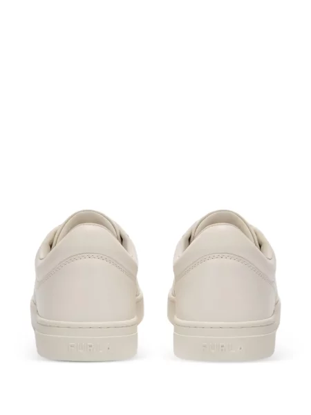 Sneakerși Furla din piele alb