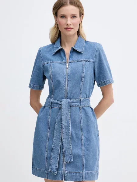 Calvin Klein Jeans φόρεμα ντένιμ μπλε