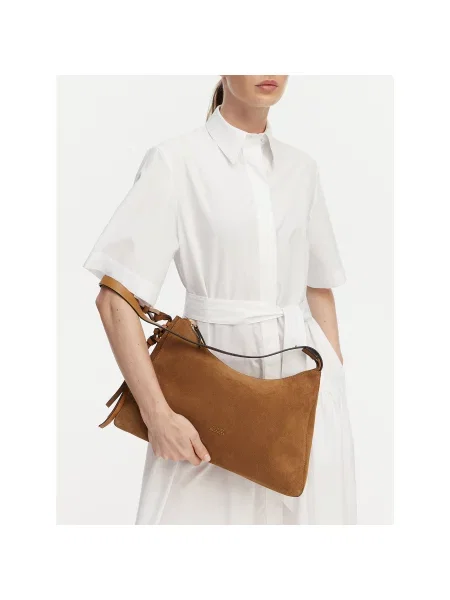 TOMMY HILFIGER Torba za čez ramo STATEMENT pueblo rjava