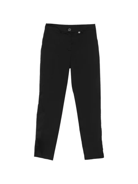 Pantaloni My Twin cu motiv cu inimi violet