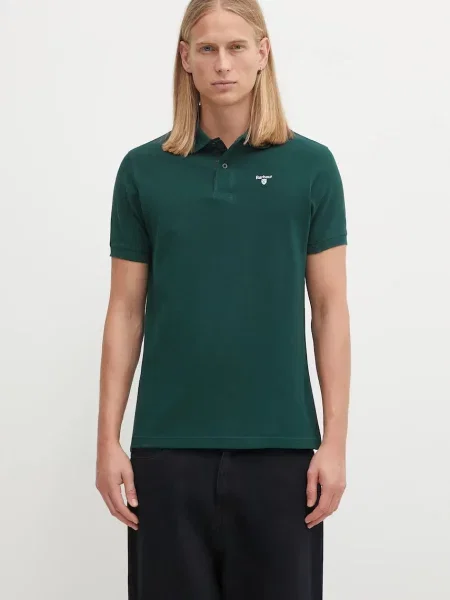 Barbour πόλο ανδρικό πράσινο