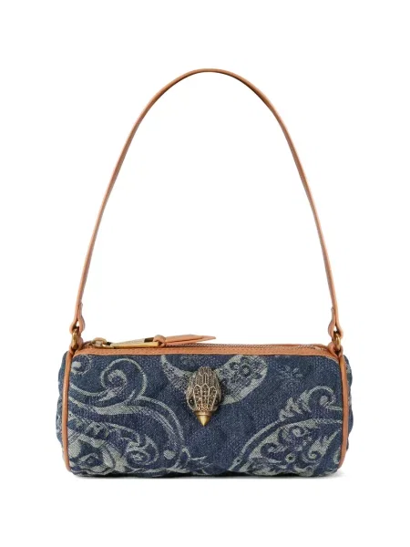 Geantă shopper Kurt Geiger London cu imagine cu model paisley albastru