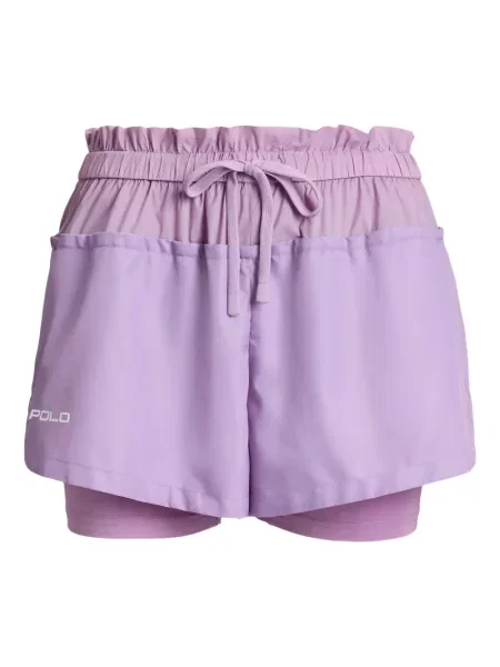 Dugo rebrasti s ovratnikom polo majica Polo Ralph Lauren plava