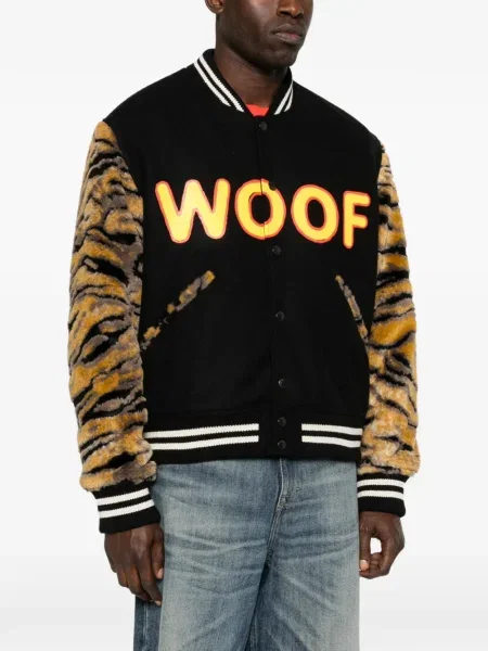 Яке Kenzo с принт с тигров принт черно