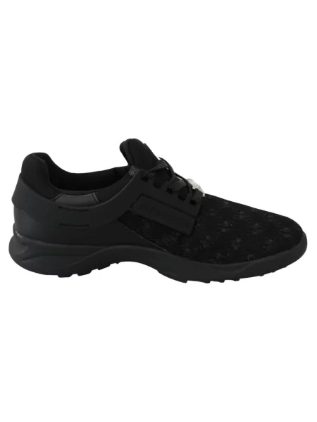 Sneakersy Plein Sport do biegania wiązane czarne