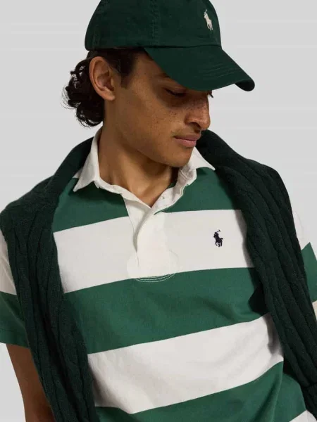 Koszulka polo o kroju regular fit z czystego bawełnianego dżerseju Polo Ralph Lauren zielona