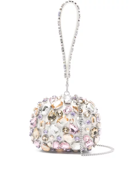 Geantă plic Self-portrait alb