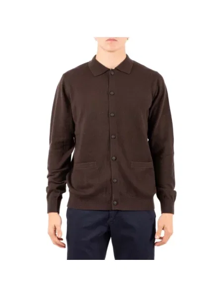 Sweter Saint Barth wełniany brązowy